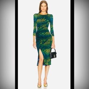DIANE von FURSTENBERG Priyanka REVERSIBLE  Mesh Dress Cocktail Dress